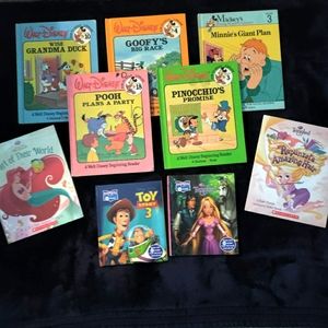 9 Walt Disney Fun To Read 1986 Vintage Kids/Collectors Books